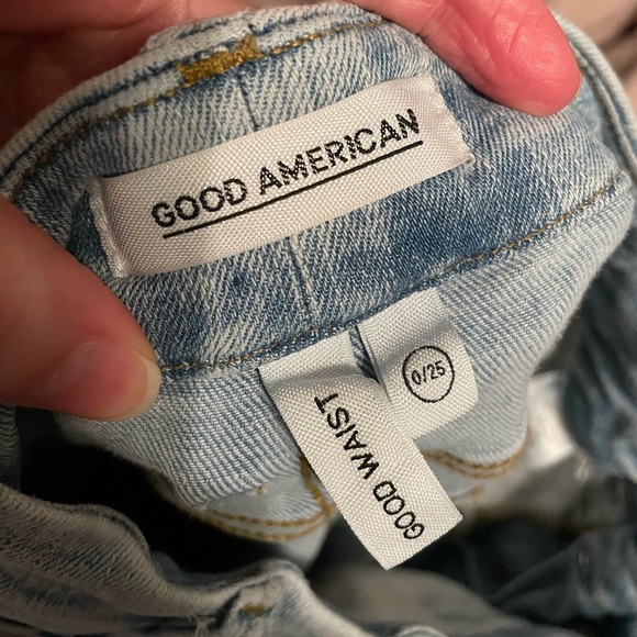 Good American good waist jeans… worn few times great condition 0/25 - Picture 3 of 5